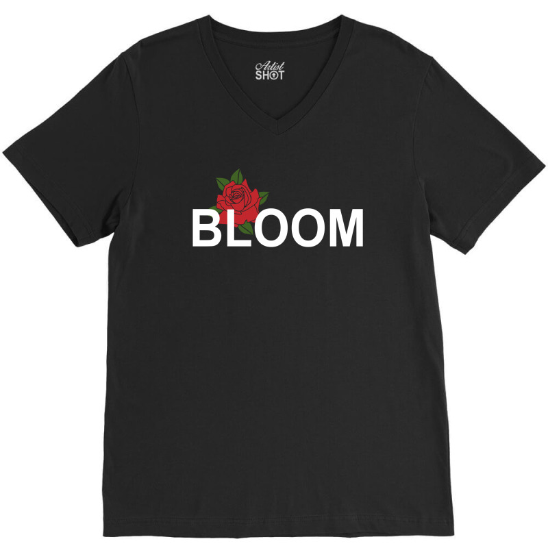 Mgk Bloom V-neck Tee | Artistshot