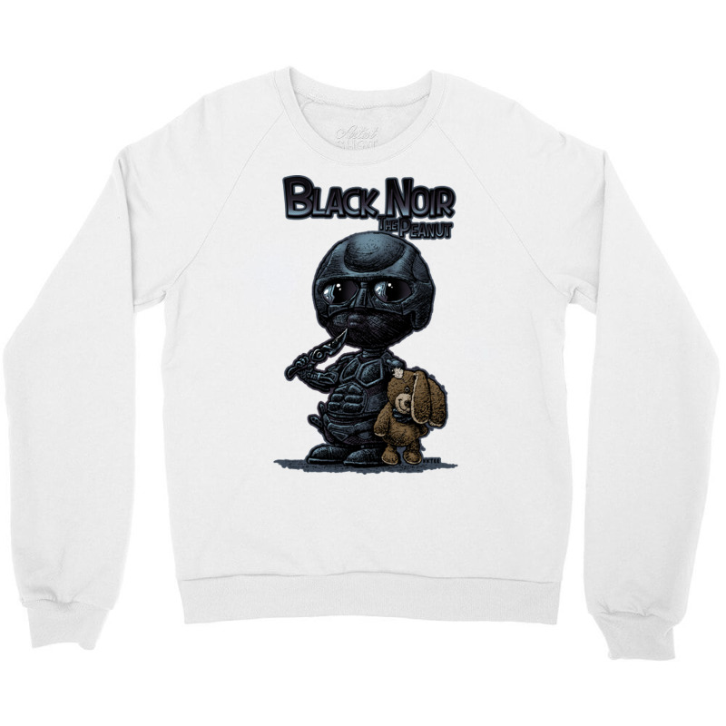 Black Noir The Peanut Crewneck Sweatshirt | Artistshot