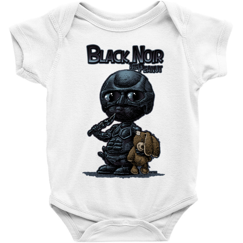 Black Noir The Peanut Baby Bodysuit | Artistshot