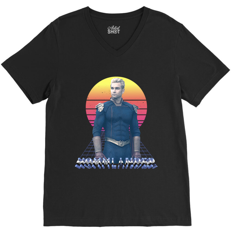 Hommlander Vaporwave V-neck Tee | Artistshot