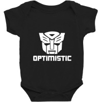 Be Optimistic Transformers   Robot Optimus Prime Baby Bodysuit | Artistshot