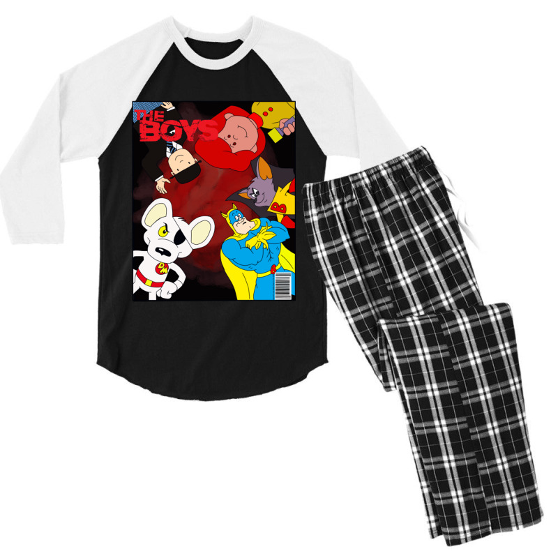 The 80s Boys Men's 3/4 Sleeve Pajama Set | Artistshot