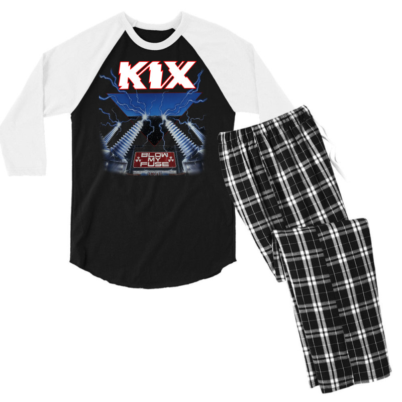 Kix Blow My Fuse Men's 3/4 Sleeve Pajama Set | Artistshot