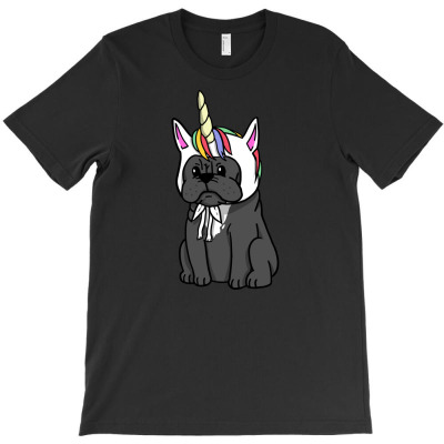 Funny Unicorn French Bulldog T-shirt Designed By Dhieart