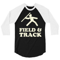 Vintage Track & Field Throwing Coach Javelin Shot Put Discus T Shirt 3/4 Sleeve Shirt | Artistshot