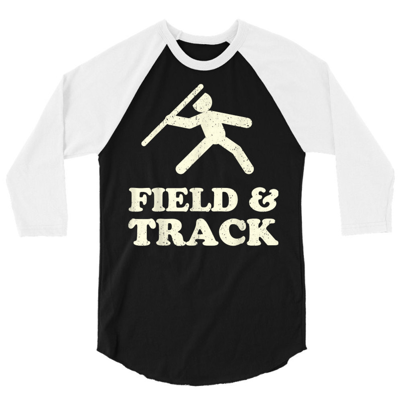 Vintage Track & Field Throwing Coach Javelin Shot Put Discus T Shirt 3/4 Sleeve Shirt by haylesfshiltsxd1 | Artistshot