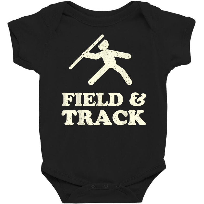 Vintage Track & Field Throwing Coach Javelin Shot Put Discus T Shirt Baby Bodysuit by haylesfshiltsxd1 | Artistshot