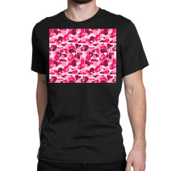 Bape pink camo sales shirt