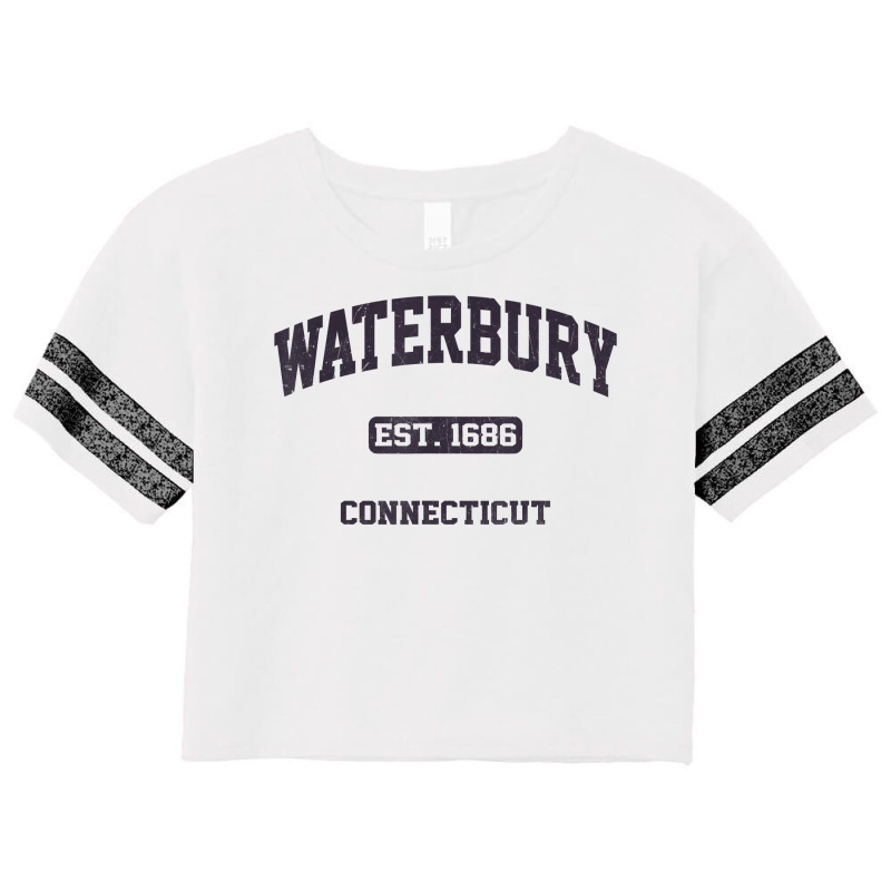 Waterbury Connecticut Ct Vintage State Athletic Style T Shirt Scorecard Crop Tee by haylesfshiltsxd1 | Artistshot