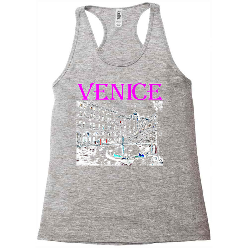 Venice Italy Travel Rialto Bridge Gondolas Grand Canal Black Premium T Racerback Tank by James William | Artistshot