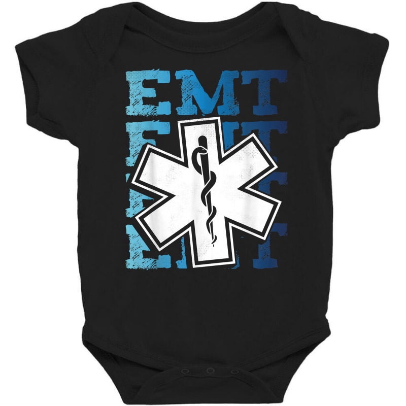 Vintage Emt Shirt, Emergency Medical Technician T Shirt Baby Bodysuit | Artistshot