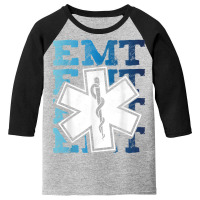 Vintage Emt Shirt, Emergency Medical Technician T Shirt Youth 3/4 Sleeve | Artistshot