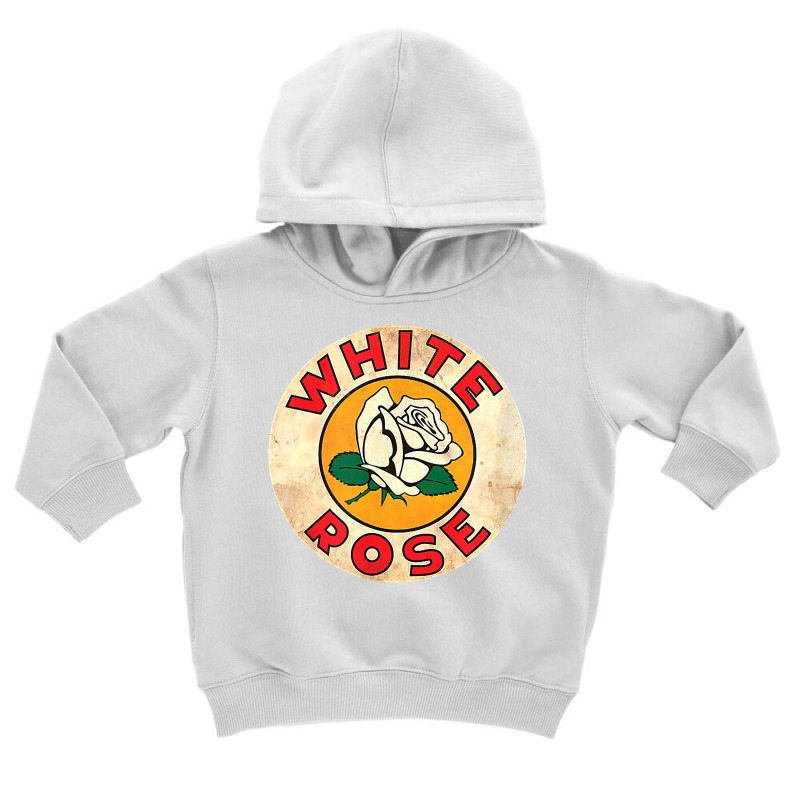 Vintage White Rose Gasoline Gas Pump Road Sign T Shirt Toddler Hoodie | Artistshot