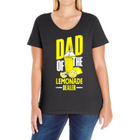 Lemonade Stand Juice Store Dad Of The Lemonade Dealer Funny T Shirt Ladies Curvy T-shirt | Artistshot