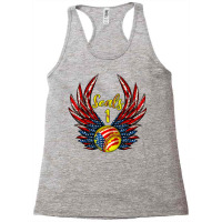 Angel Wings Softball Racerback Tank | Artistshot