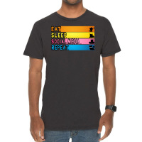 Eat Sleep Repeat Vintage T-shirt | Artistshot