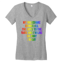 Pride My Milkshake Brings All The Boys To The Yard I'm Gay T Shirt Women's V-neck T-shirt | Artistshot