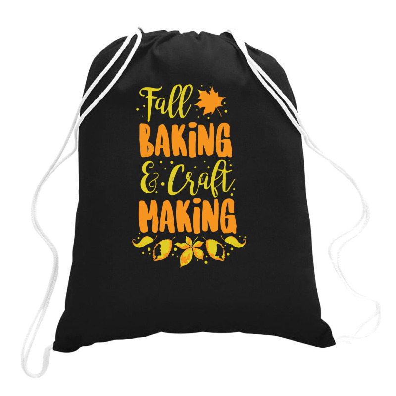 Fall Baking & Craft Making Drawstring Bags | Artistshot