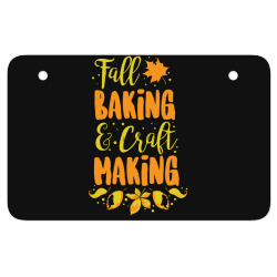fall baking & craft making ATV License Plate | Artistshot