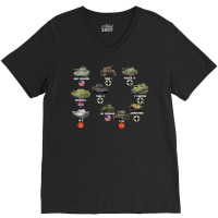 Ww2 Tanks Panzer Iv Tiger Ii T 34 M4 Sherman M26 Military T Shirt V-neck Tee | Artistshot