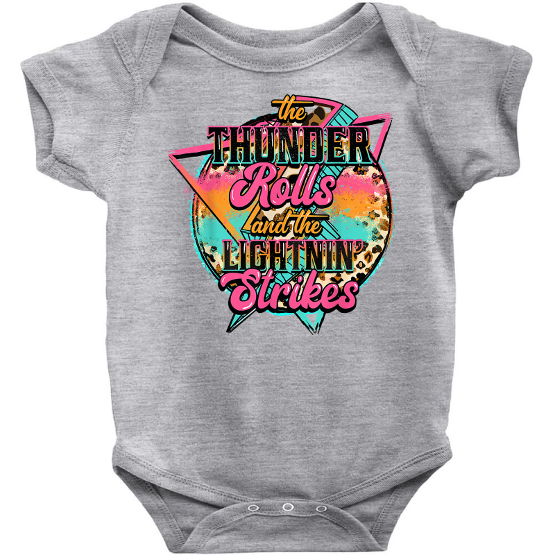 The Thunder And The Lightning Western Rolls And Strikes T Shirt Baby Bodysuit by alaizws | Artistshot