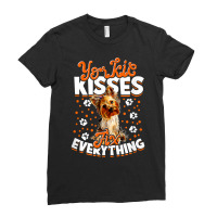 Yorkie Kisses Fix Everything   Yorkshire Terrier T Shirt Ladies Fitted T-shirt | Artistshot