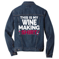 Winemaker This Is My Wine Making Shirt For Professional T Shirt Men Denim Jacket | Artistshot