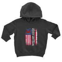 Combat Engineer Distressed American Flag   U.s. Military Toddler Hoodie | Artistshot