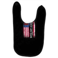 Combat Engineer Distressed American Flag   U.s. Military Baby Bibs | Artistshot