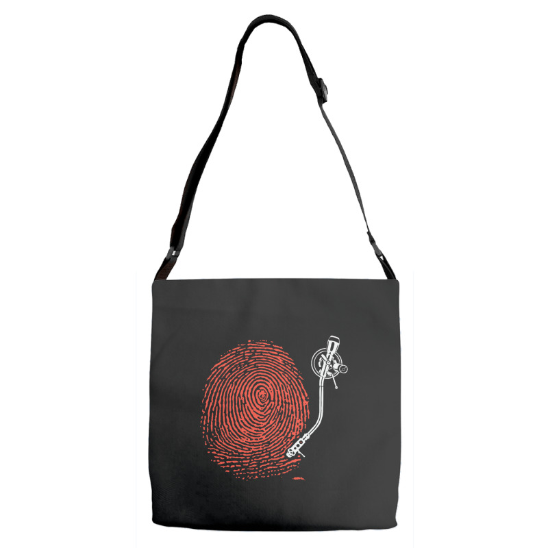 Dj Fingerprint Adjustable Strap Totes by michaelnaher | Artistshot