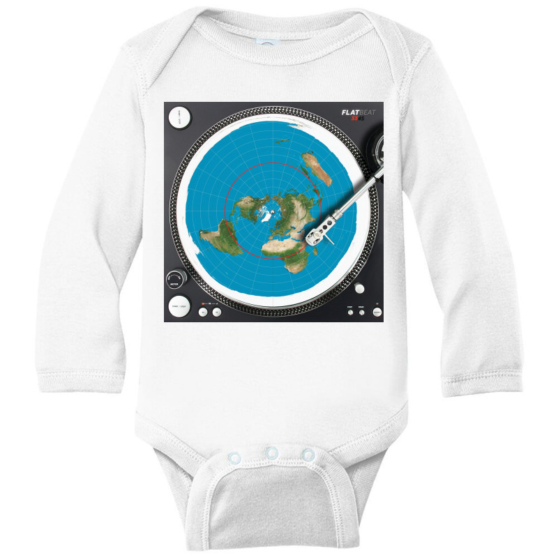 Flat Beat 33 Long Sleeve Baby Bodysuit by cafevisionare | Artistshot