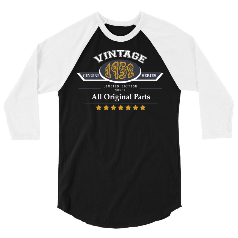 Vintage Genuine 1952 Series All Original Parts 3/4 Sleeve Shirt | Artistshot