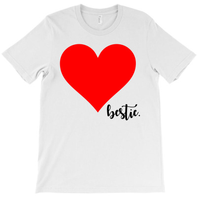 Besties Heart Family Matching T-shirt Designed By Akin