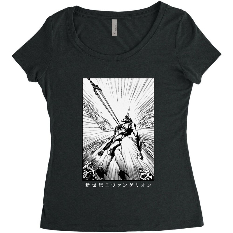 Neon Genesis Evangelion Essential Women's Triblend Scoop T-shirt by saterseim | Artistshot