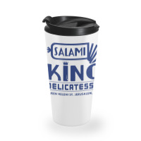 Salami King Jewish Deli T Shirt Jerusalem Israel T Shirt Delicatessen Travel Mug | Artistshot