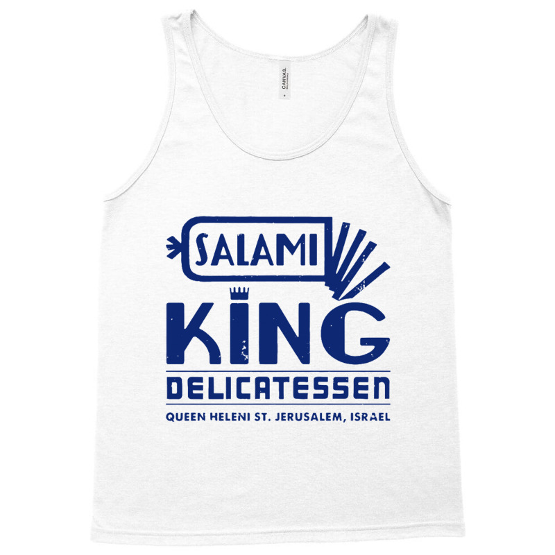 Salami King Jewish Deli T Shirt Jerusalem Israel T Shirt Delicatessen Tank Top | Artistshot