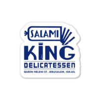 Salami King Jewish Deli T Shirt Jerusalem Israel T Shirt Delicatessen Sticker | Artistshot