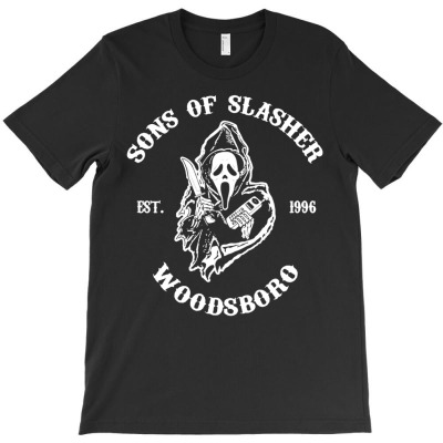 Sons Of Slasher Woodsboro T-shirt Designed By Bariteau Hannah