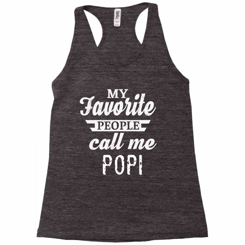 Mens My Favorite People Call Me Popi Grandpa Racerback Tank by Binhthai9809 | Artistshot