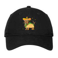 Cinco De Mayo T  Shirt Sombrero Yorkshire Terrier Dog Tacos Cinco De M Adjustable Cap | Artistshot