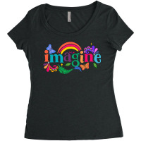 Imagine Women's Triblend Scoop T-shirt | Artistshot