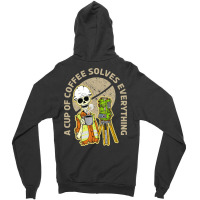 Surveyor And Coffee Zipper Hoodie | Artistshot