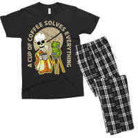 Surveyor And Coffee Men's T-shirt Pajama Set | Artistshot