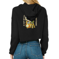 Surveyor And Coffee Cropped Hoodie | Artistshot