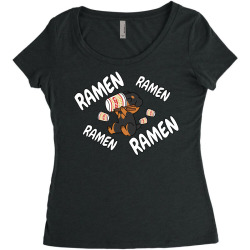 instant ramen rottweiler Women's Triblend Scoop T-shirt | Artistshot