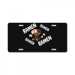 instant ramen rottweiler License Plate | Artistshot