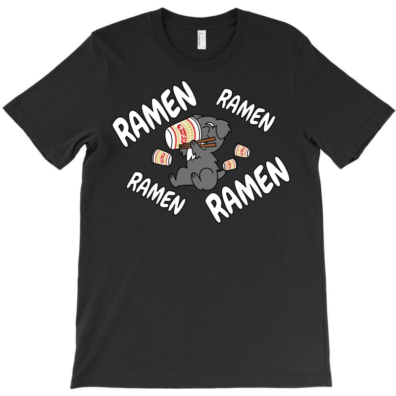 Instant Ramen Schnauzer T-shirt | Artistshot