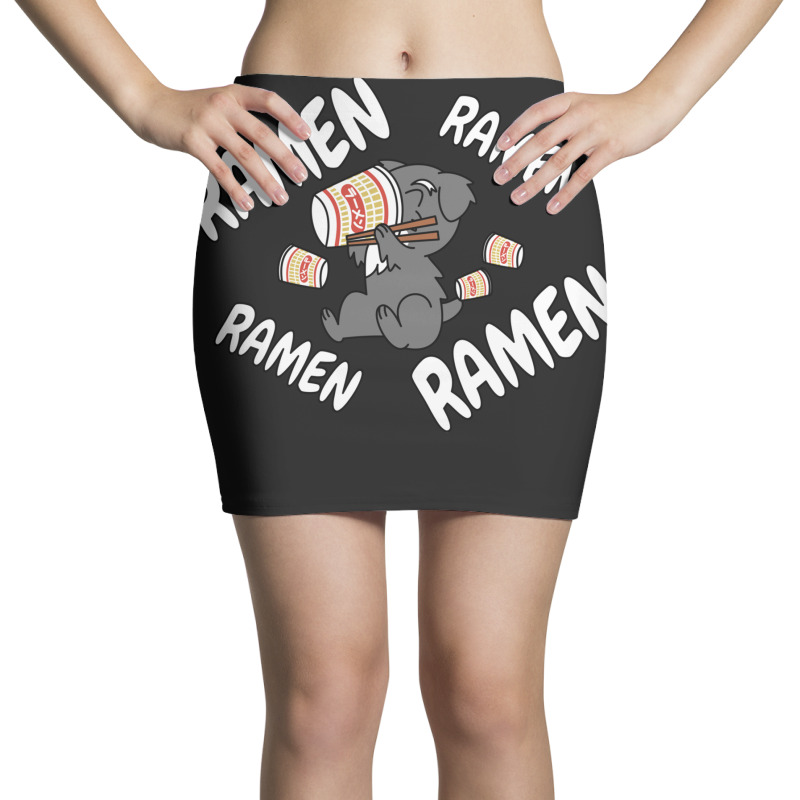 Instant Ramen Schnauzer Mini Skirts | Artistshot