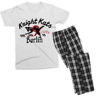 He Knight Kats Berlin 9 Lives Beige Johnson Motors Classic Men's T-shirt Pajama Set | Artistshot