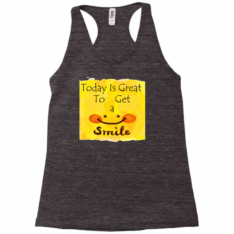 Smile Racerback Tank by adir | Artistshot